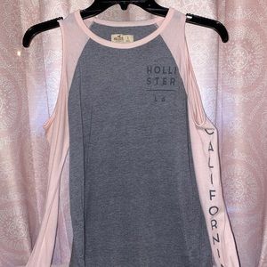 Hollister cut out long sleeve t-shirt